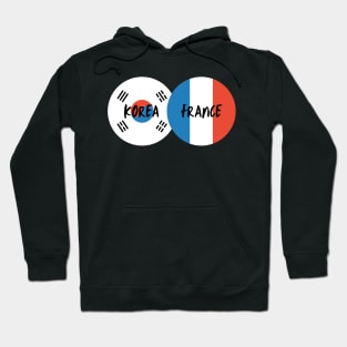 Korean French - Korea, France Hoodie